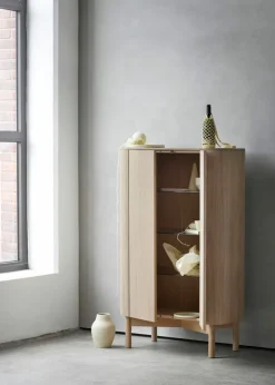 Northern Loud cabinet,tall, light oak