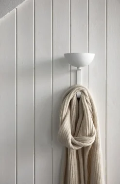 Northern Nest wall hook, white matt