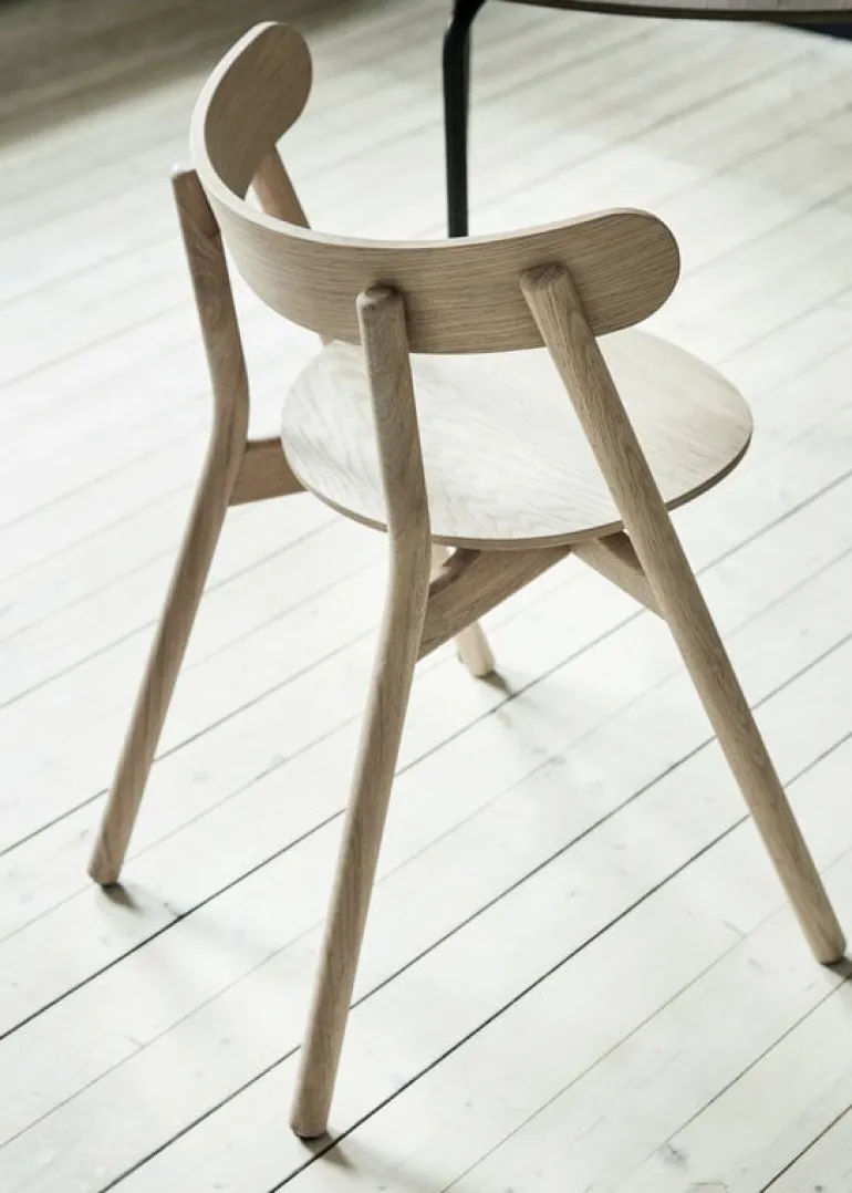Northern Oaki dining chair, light oak