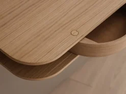 Northern Valet wall console, light oak