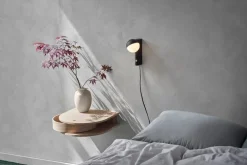 Northern Valet wall drawer, small, black oak