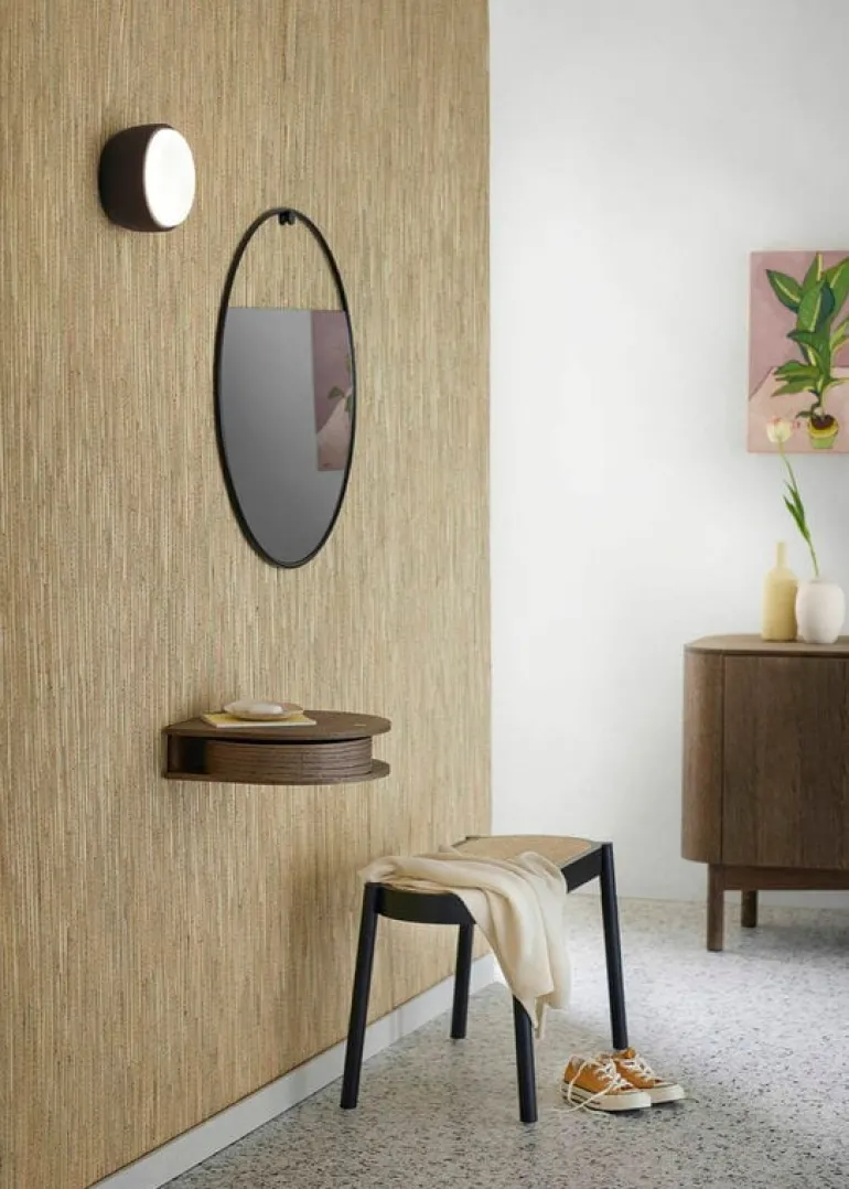 Northern Valet wall drawer, small, smoked oak