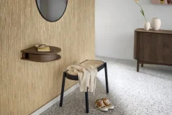 Northern Valet wall drawer, small, smoked oak