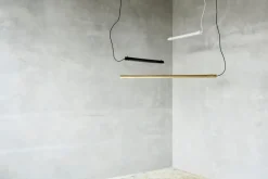 NUAD Radent pendant lamp 135 cm, brass