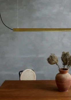 NUAD Radent pendant lamp 135 cm, brass