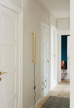 NUAD Radent wall lamp 70 cm, brass