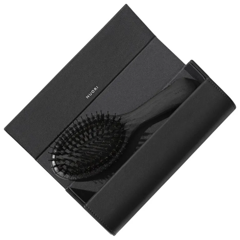 Nuori Revitalizing hairbrush, small, black