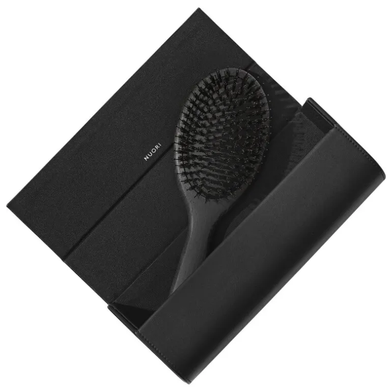 Nuori Revitalizing hairbrush, large, black