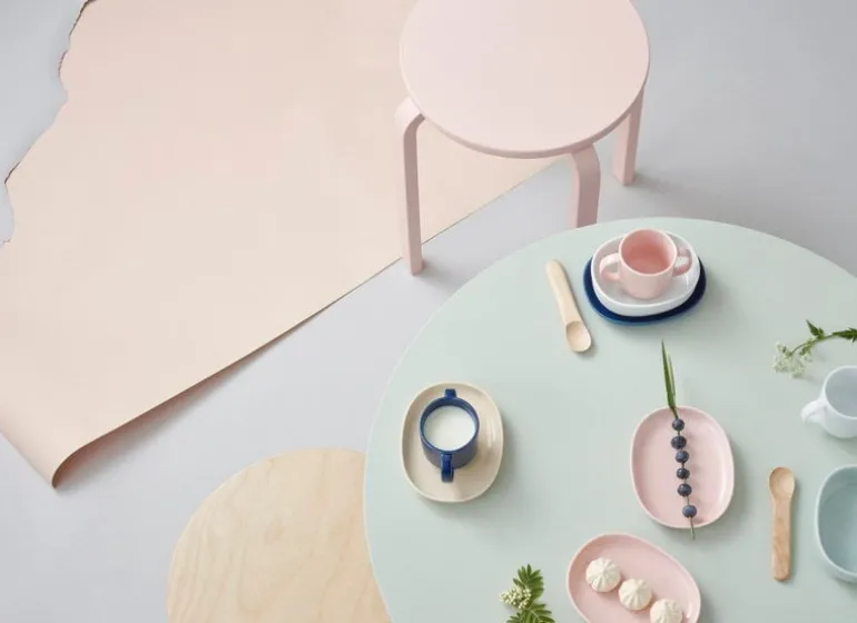 Nuppu Baby tableware, twinflower