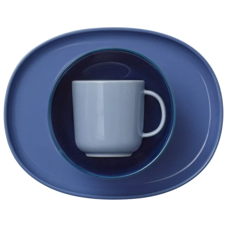 Nuppu Junior tableware set, blueberry