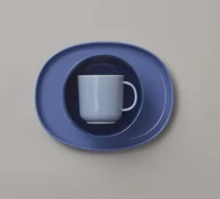 Nuppu Junior tableware set, blueberry