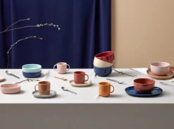 Nuppu Junior tableware set, blueberry