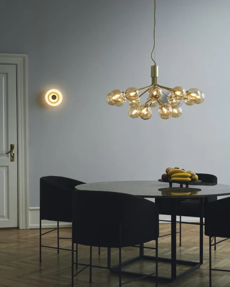 Nuura Apiales 18 pendant, brushed brass - gold