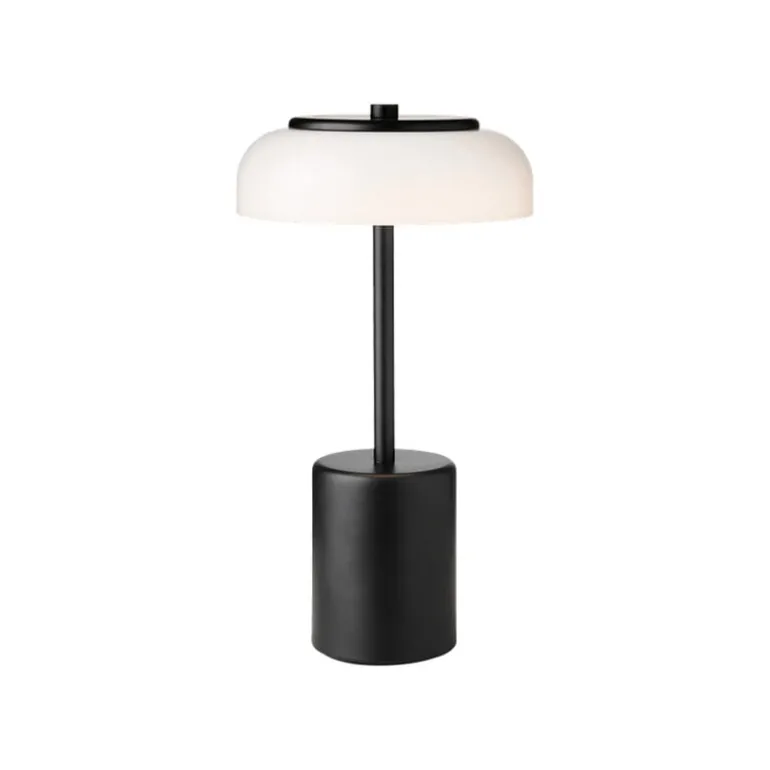 Nuura Blossi Mini portable table lamp, black - opal