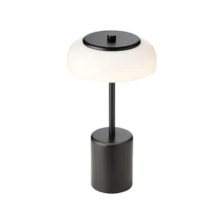 Nuura Blossi Mini portable table lamp, black - opal