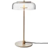 Nuura Blossi table lamp, Nordic gold - clear
