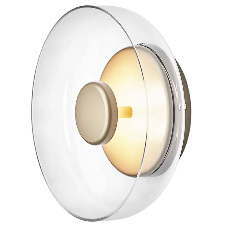 Nuura Blossi wall/ceiling lamp, Nordic gold - clear