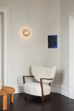 Nuura Liila 1 wall/ceiling lamp, medium, dark bronze - optic clear