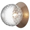 Nuura Liila 1 wall/ceiling lamp, large, dark bronze - optic clear