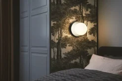 Nuura Liila 1 wall/ceiling lamp, medium, silver - opal