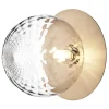Nuura Liila 1 wall/ceiling lamp, large, gold - optic clear