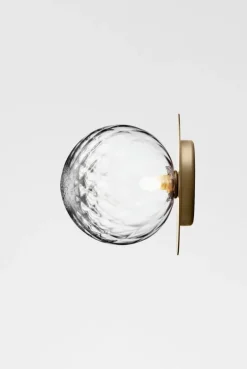 Nuura Liila 1 wall/ceiling lamp, large, gold - optic clear