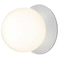 Nuura Liila 1 wall/ceiling lamp, large, silver - opal