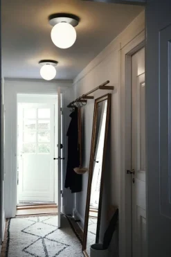 Nuura Liila 1 wall/ceiling lamp, large, silver - opal