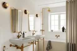 Nuura Liila 1 wall/ceiling lamp, medium, black - optic clear