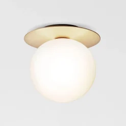 Nuura Liila 1 wall/ceiling lamp, large, gold - opal