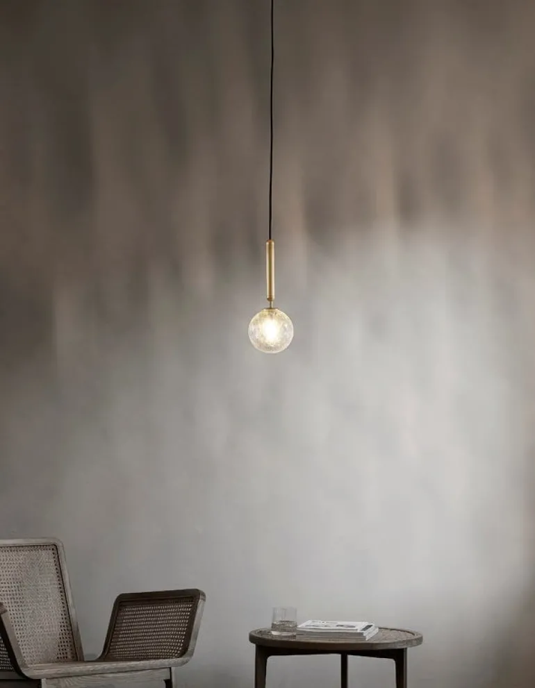 Nuura Miira 1 pendant, brass - optic clear