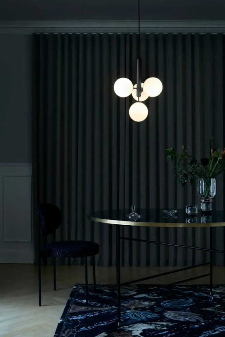 Nuura Miira 4 pendant, rock grey - opal white