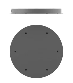 Nuura Miira 6 pendant, rock grey - opal white