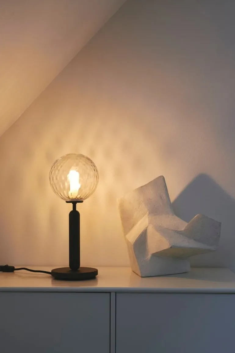 Nuura Miira table lamp, rock grey - optic clear