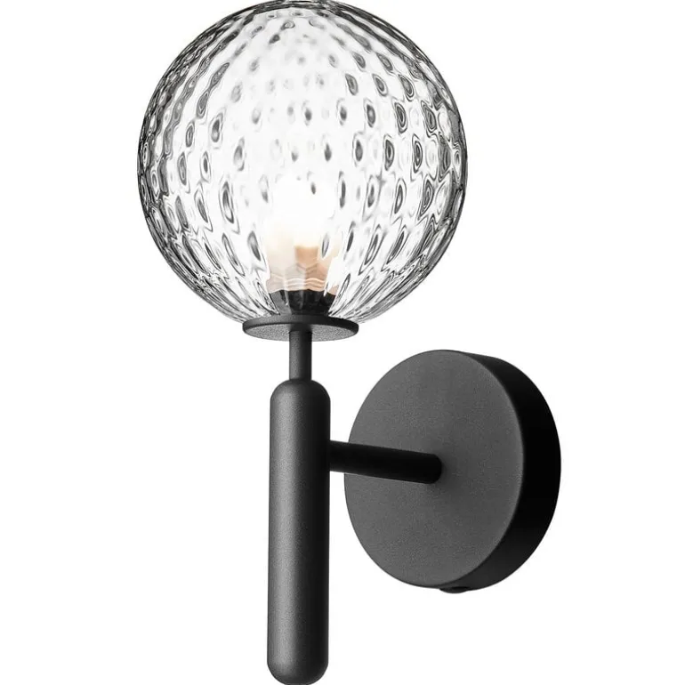 Nuura Miira wall lamp, rock grey - optic clear