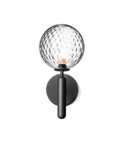 Nuura Miira wall lamp, rock grey - optic clear