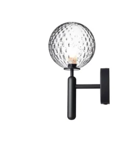 Nuura Miira wall lamp, rock grey - optic clear