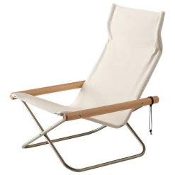 Nychair X Nychair X lounge chair, beech - white