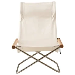 Nychair X Nychair X lounge chair, beech - white