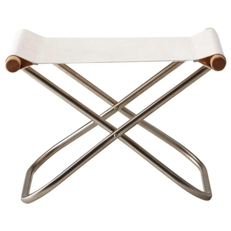 Nychair X Nychair X ottoman, beech - white