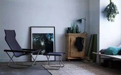 Nychair X Nychair X Shikiri rocking chair, soaped oak - light grey Koshi