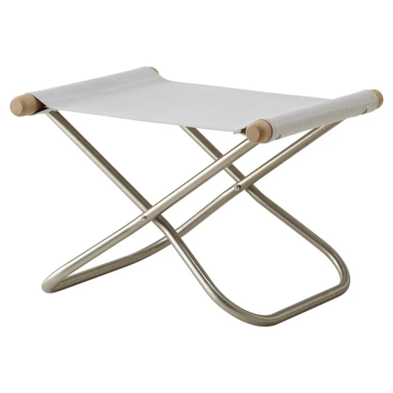 Nychair X Nychair X Shikiri ottoman, soaped oak - light grey Koshi