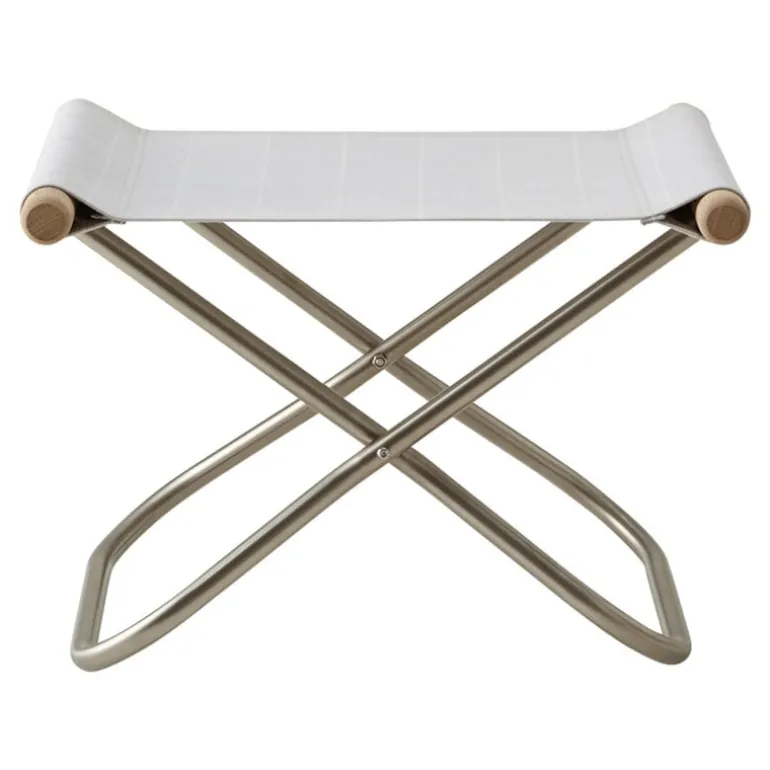 Nychair X Nychair X Shikiri ottoman, soaped oak - light grey Koshi