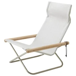 Nychair X Nychair X Shikiri lounge chair, soaped oak - light grey Koshi