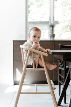 Oaklings Saga high chair, oak