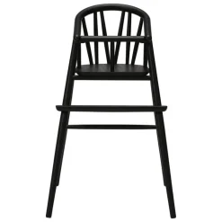Oaklings Saga high chair, black stained oak