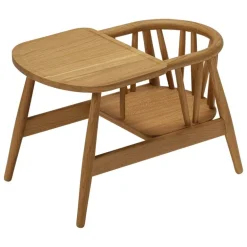 Oaklings Smilla toddler chair with tray, oak