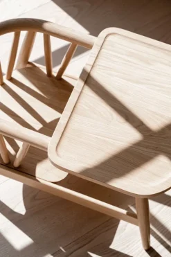 Oaklings Smilla toddler chair with tray, oak