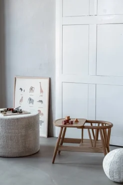 Oaklings Smilla toddler chair with tray, oak