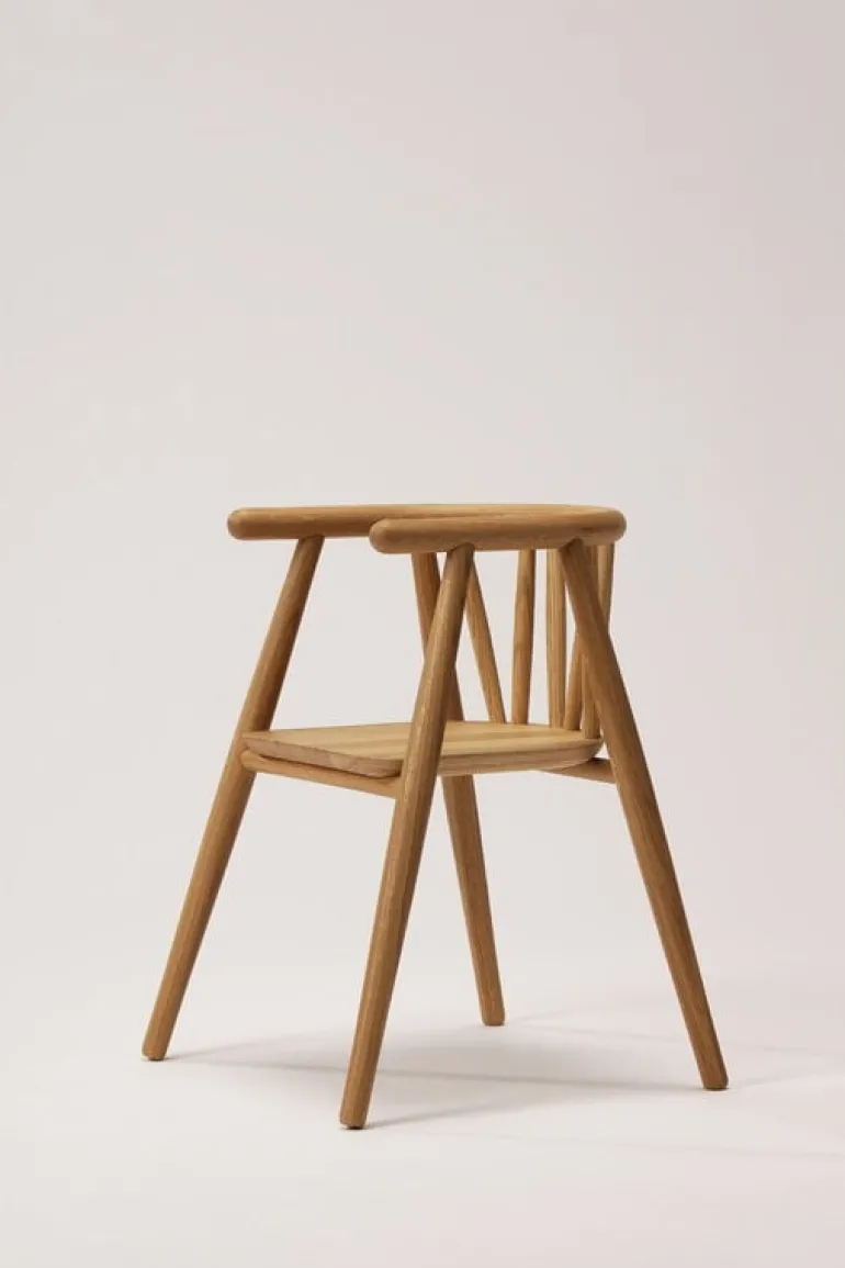 Oaklings Storm kid's chair, oak